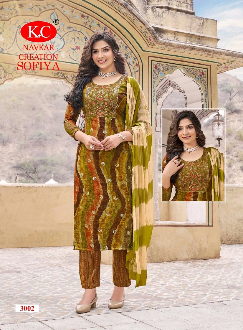Navkar Sofiya Vol 3 Rayon Capsule Wholesale Readymade Salwar Suit Catalog — Wholesale Salwar Suits, MPA wholesale from Surat - Gallery Image 8